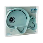 Silicone Stick & Stay plate – Wally – Blue